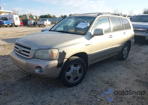 2004 Toyota Highlander Limited V6 from USA, damaged, VIN JTEDP21A340018316
